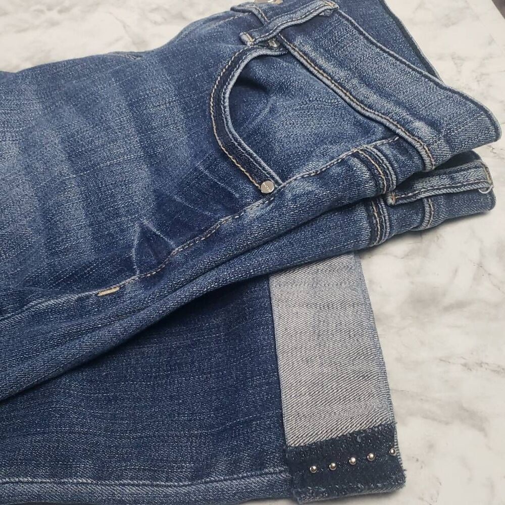 White House Black Market Noir Slim Crop Jeans Size 6 - Picture 2 of 15